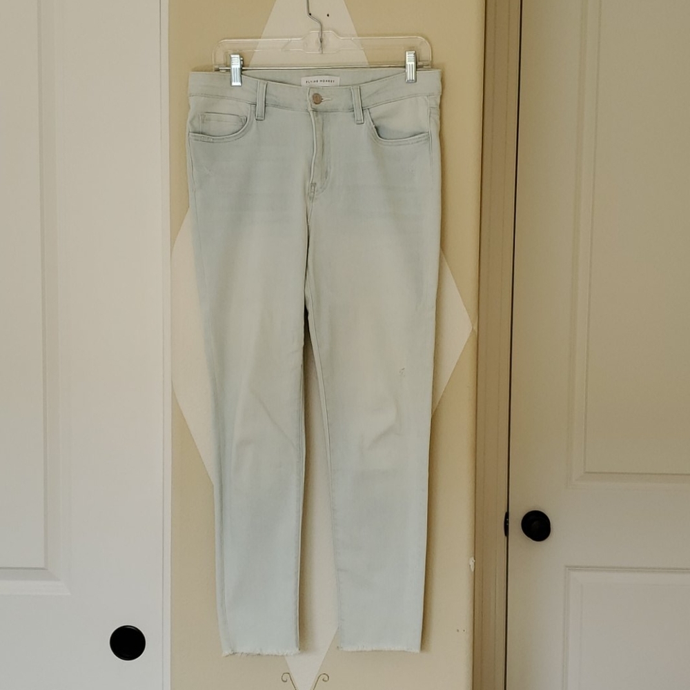 Flying Monkey light washed skinny jeans